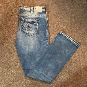 Silver (sz14) Aiko Super Stretch Jeans